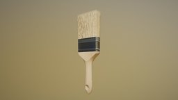 Paint Brush paintbrush, pbr, lowpoly