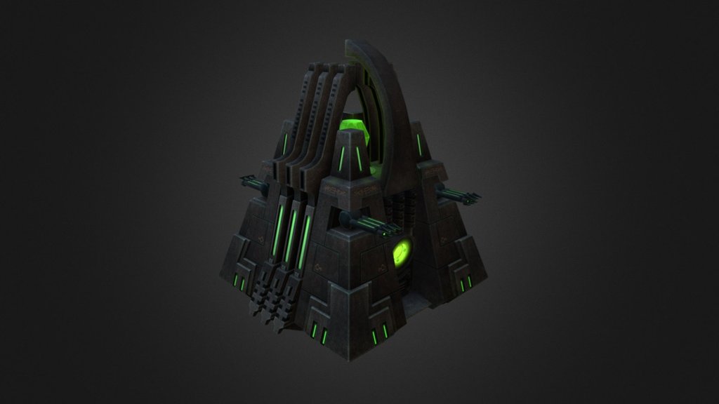 WH Necron Monolith - 3D model by target (@target2) 3d model