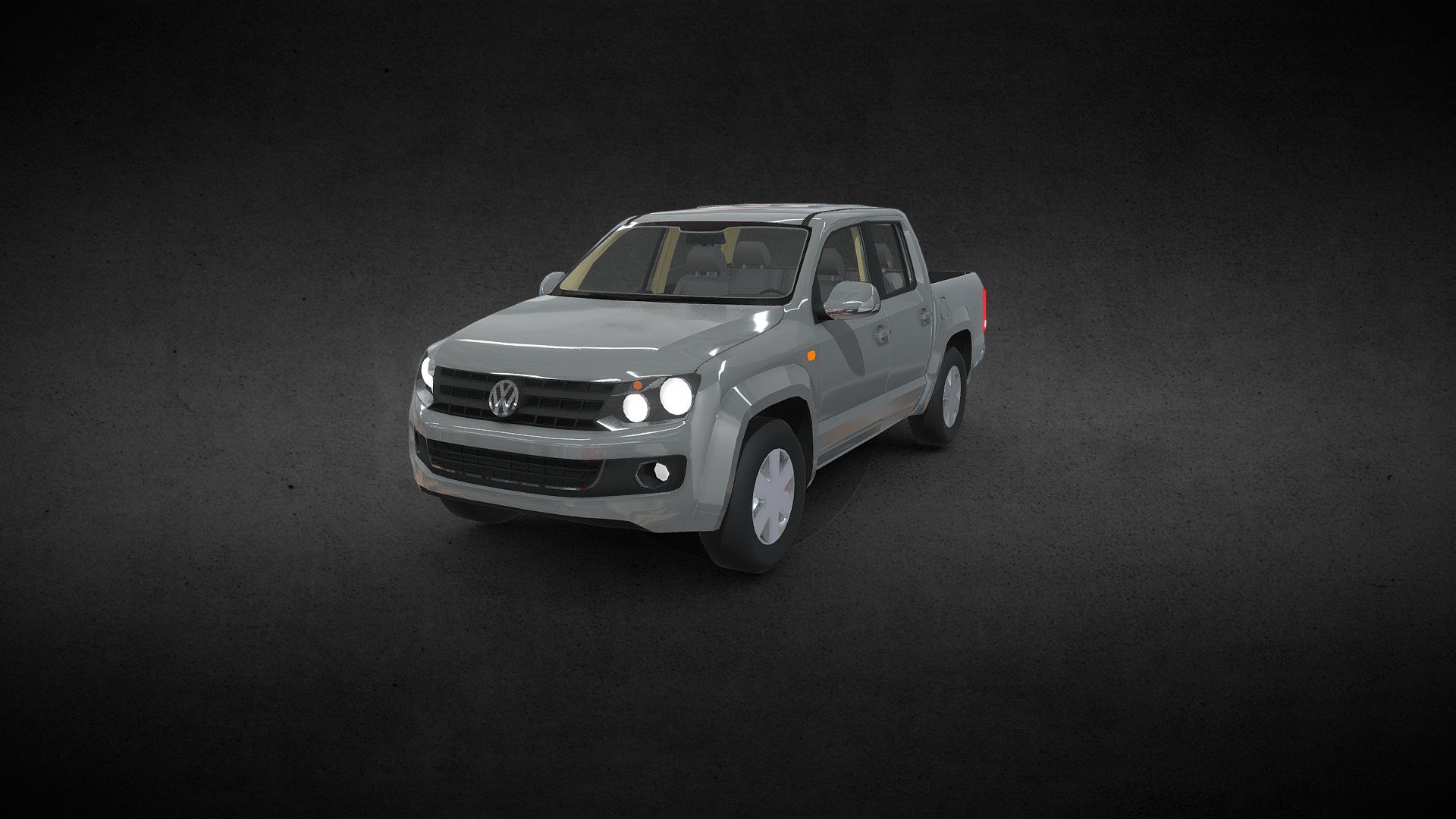 2009 Volkswagen Amarok (LP) 3D Model