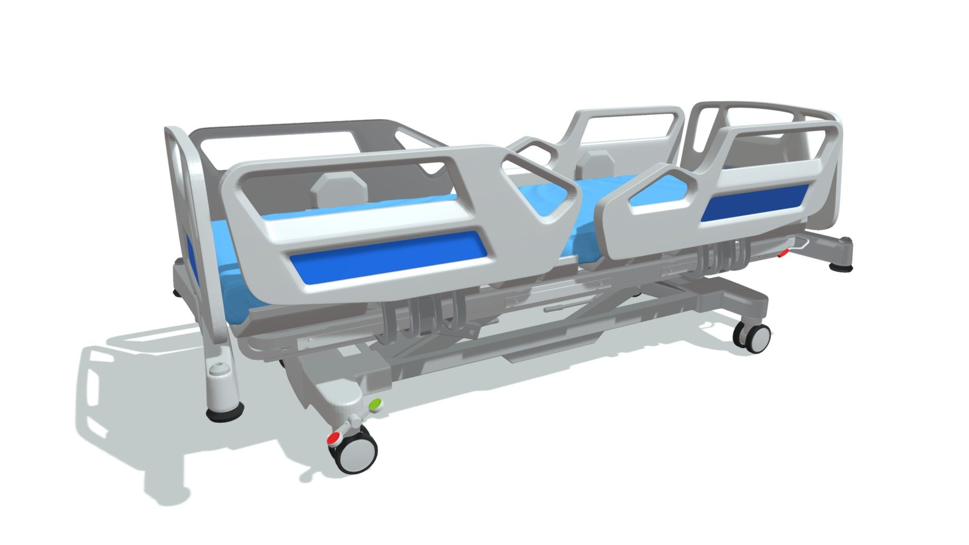 High quality 3d model of hospital medical bed.
Colors can be easily modified 3d model