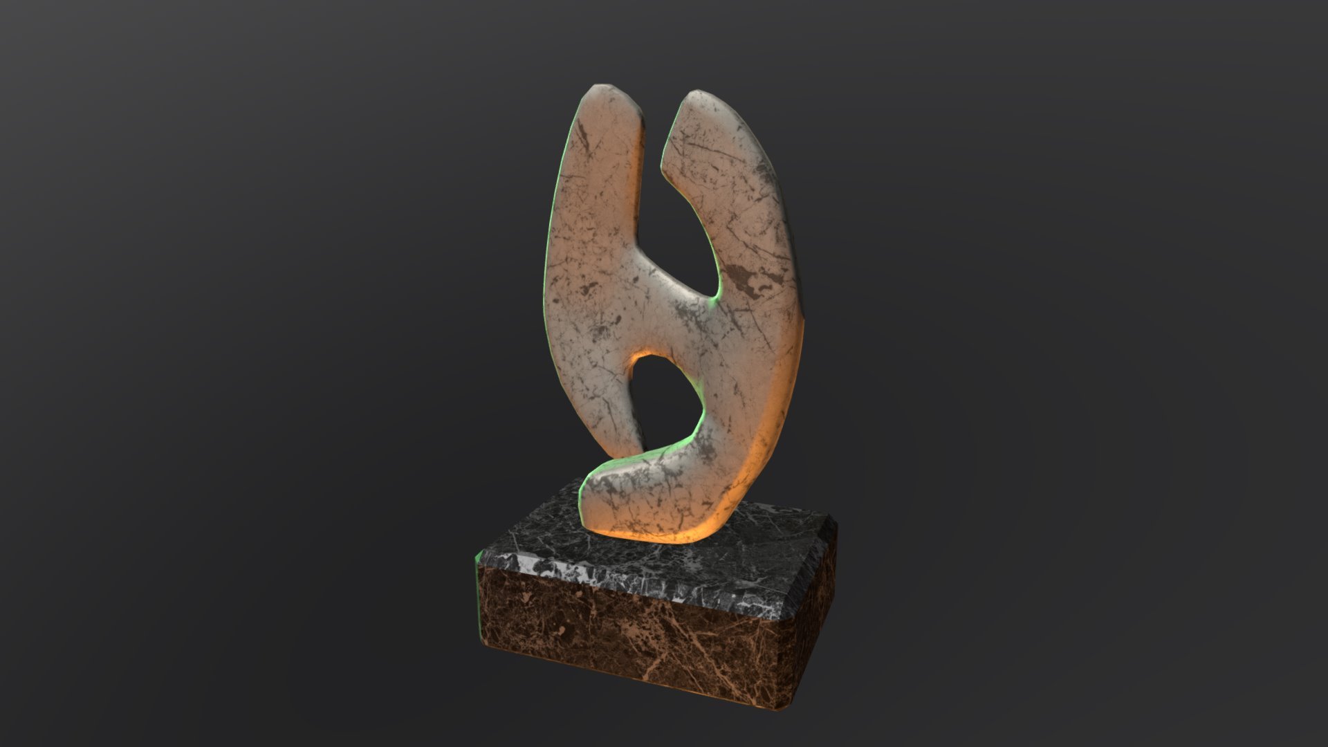 Abstract Statue - 3D model by Carly Hasson (@hasscm2) 3d model