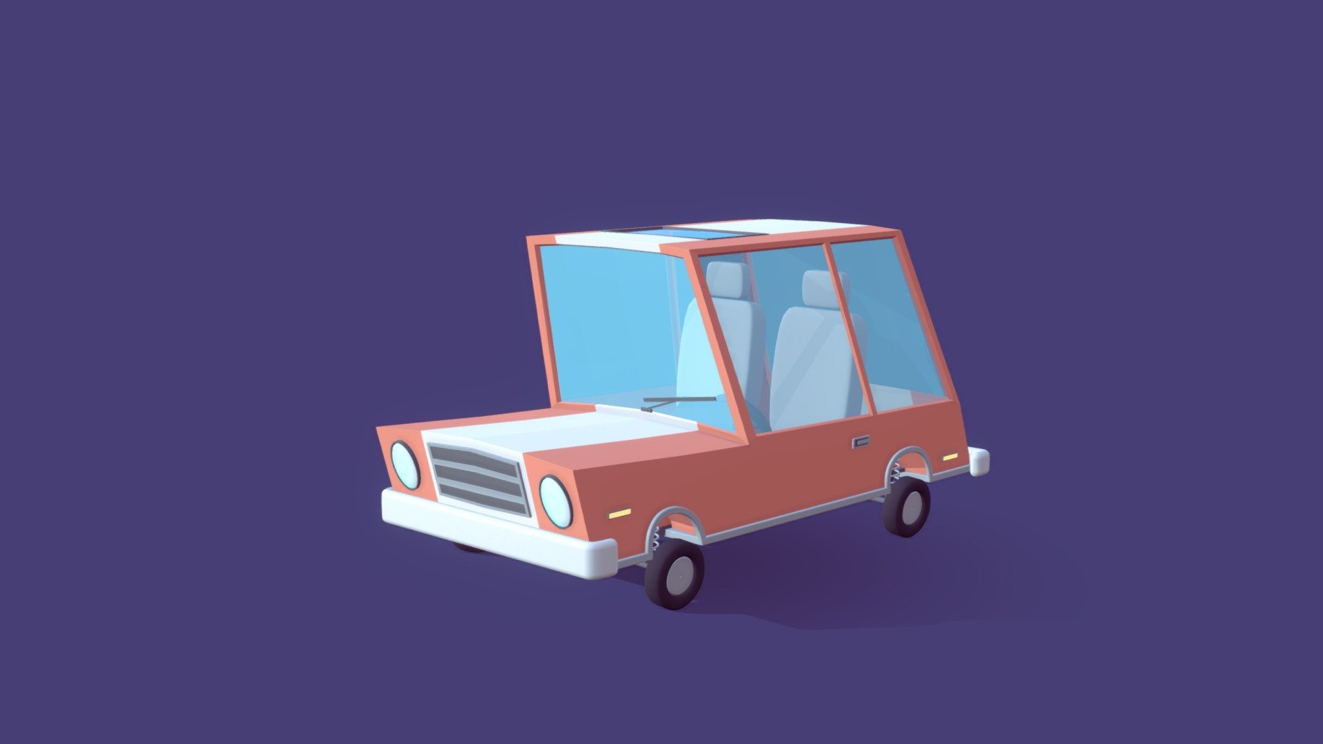 Created on Cinema 4d R17

Procedural textured

139 132 Polygons

Game Ready 

AR/VR Ready
 - Cartoon Low Poly Car Illustration - Buy Royalty Free 3D model by antonmoek 3d model