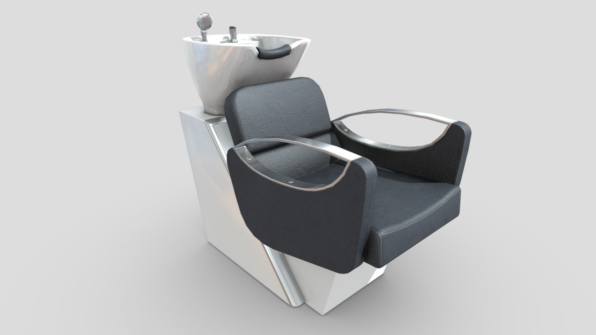 Hair Washing Chair 3D Model by ChakkitPP.




This model was developed in Blender 2.90.1

Unwrapped Non-overlapping and UV Mapping

Beveled Smooth Edges, No Subdivision modifier.


No Plugins used.




High Quality 3D Model.



High Resolution Textures.

Polygons 6987 / Vertices 7394

Textures Detail :




2K PBR textures : Base Color / Height / Metallic / Normal / Roughness / AO

File Includes : 




fbx, obj / mtl, stl, blend
 - Hair Washing Chair - Buy Royalty Free 3D model by ChakkitPP 3d model