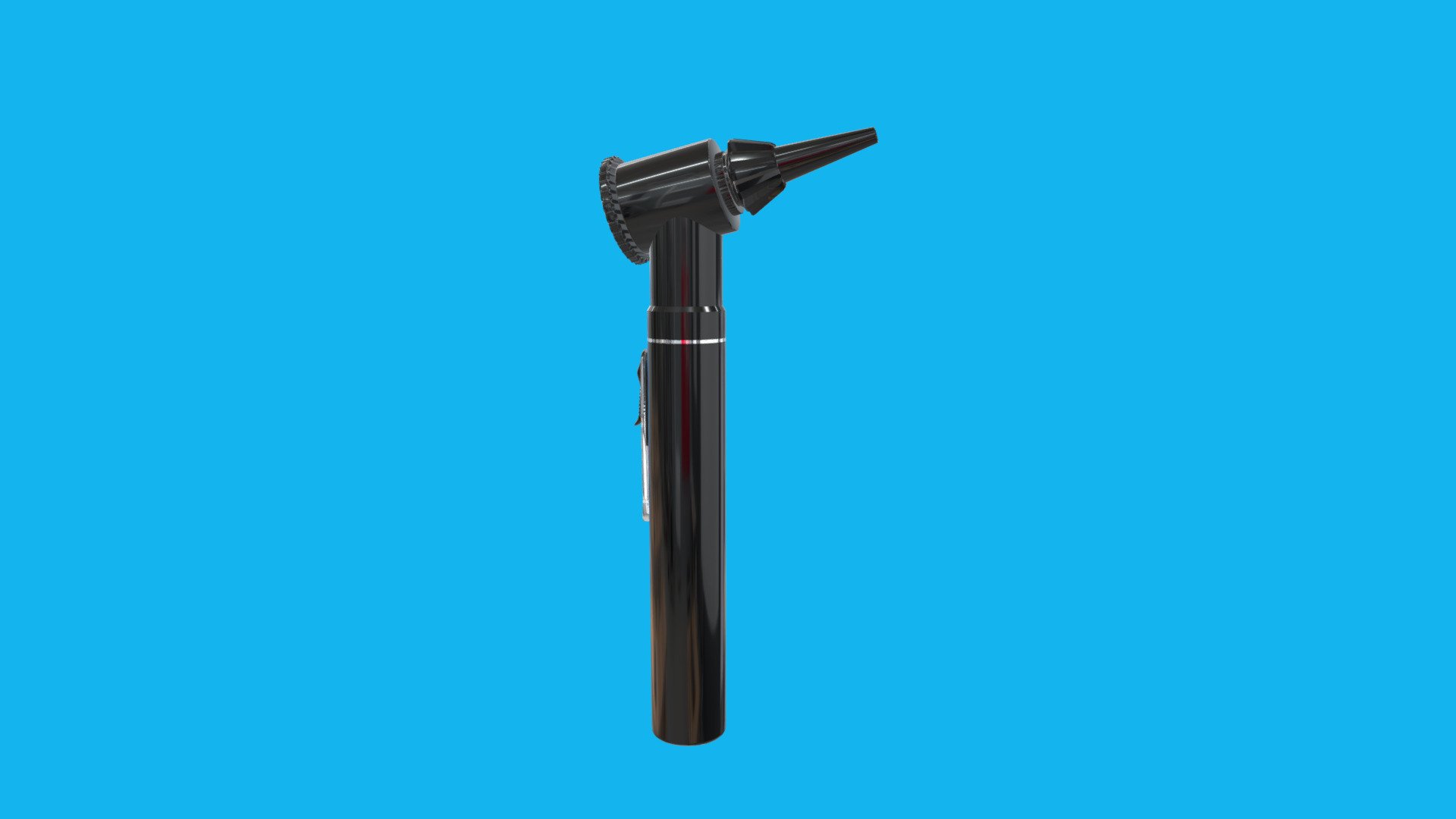 An Otoscope, the type used in medical fields 3d model