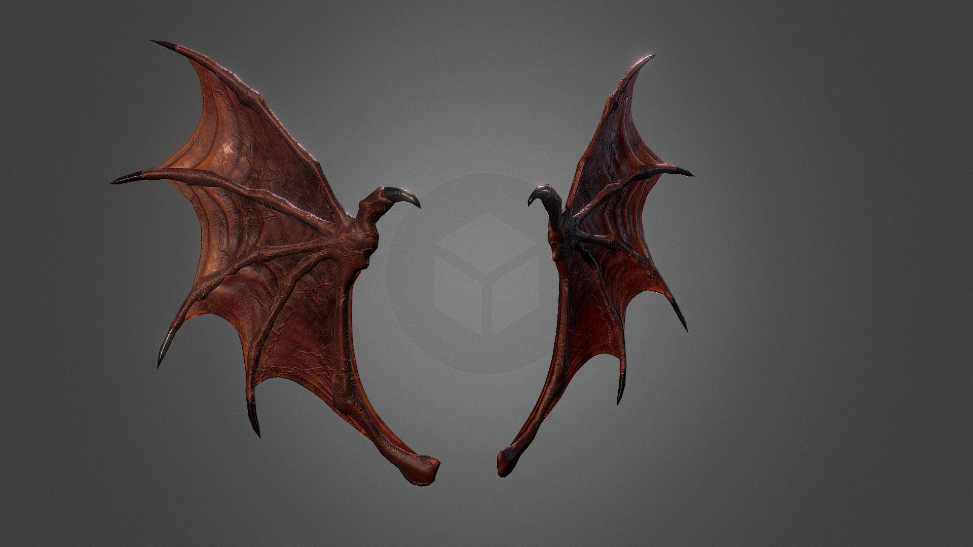 Demon Wings - 3D model by Portalarium 3d model