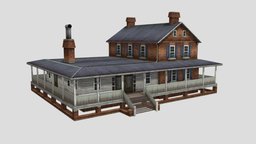 Old Farm House photorealistic, farmhouse, vr, ar, realistic, old, game-ready, optimized, unreal-engine, game-asset, game-model, farms, low-poly-model, oldhouse, house-model, farming-simulator, housemodel, game-engine, unity, low-poly, house