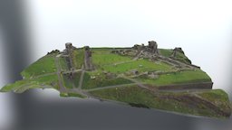 aberystwyth castle-north wales-dji mavic