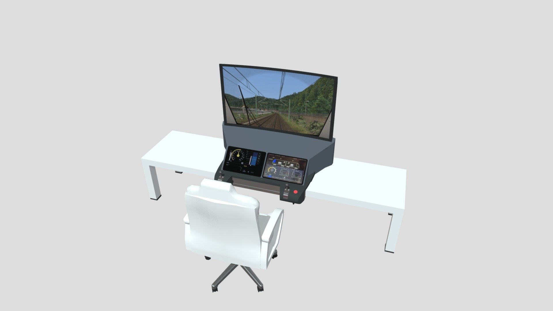 simulator simplified - 3D model by Gabriele Giglio (@gabrielegiglio) 3d model