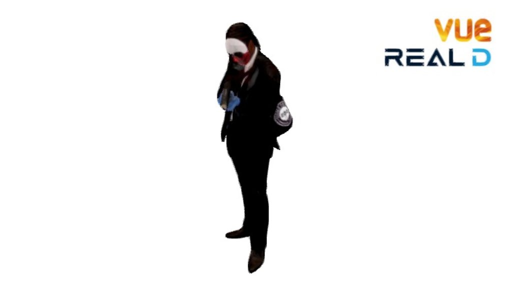 Payday 2  - Wolf - 3D model by RealD 3d model