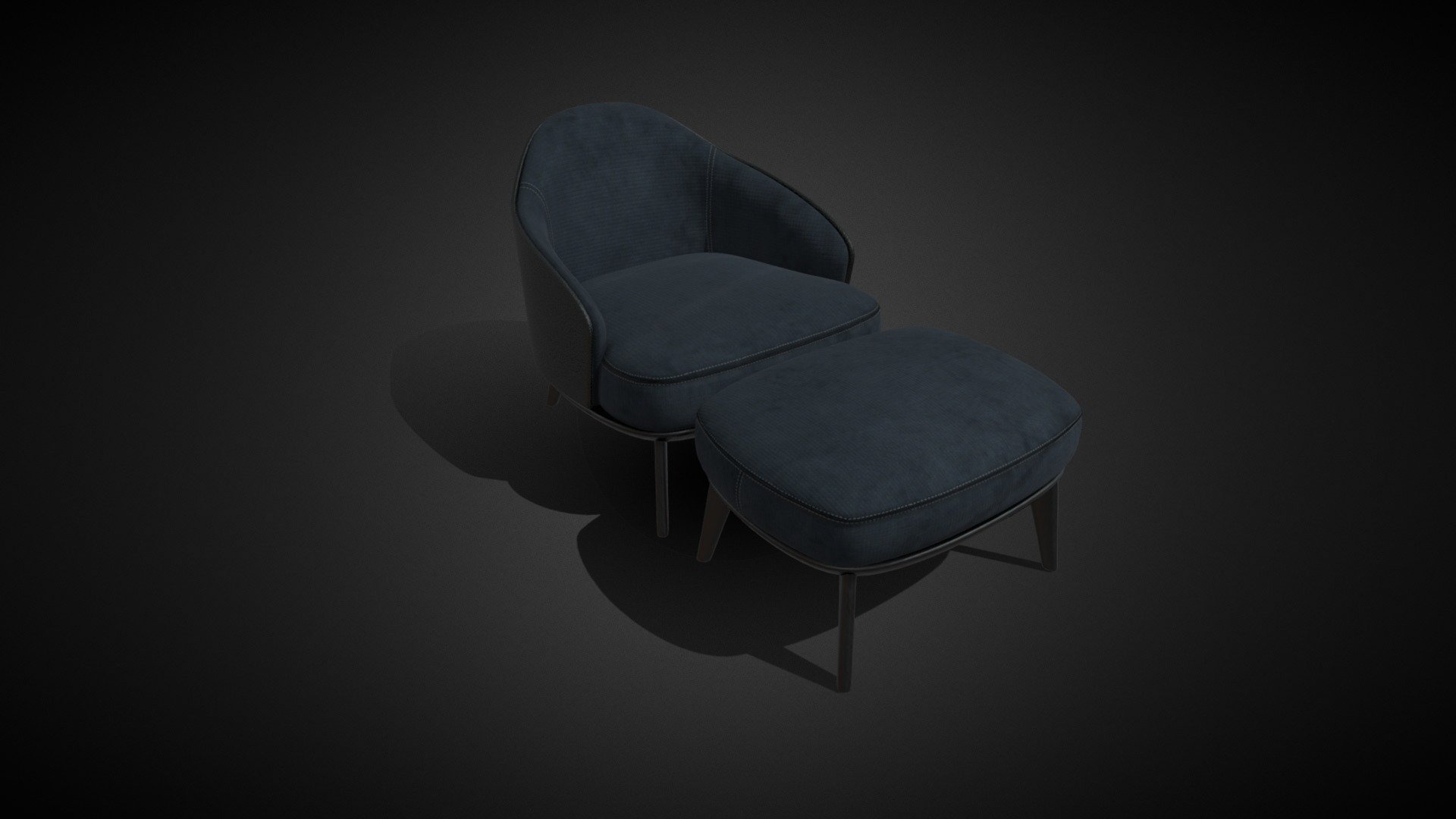 3d model of a Minotti leslie armchair . (PBR texture )

This product is made in Blender and ready to render in Cycle. Unit setup is metres and the models are scaled to match real life objects. 

The model comes with textures and materials and is positioned in the center of the coordinates system.


No additional plugin is needed to open the model.




Notes:



Geometry: Polygonal

Textures: Yes 

Rigged: No

Animated: No

UV Mapped: Yes

Unwrapped UVs: Yes, non-overlapping


Bake normal map




Note: don't forget to take a few seconds to rate this product, your support will allow me to continue working .
Thanks in advance for your help and happy blending!




Hope you like it! Thank you!



My youtube channel : toss90 - Minotti Leslie Armchair - Buy Royalty Free 3D model by Toss90 3d model