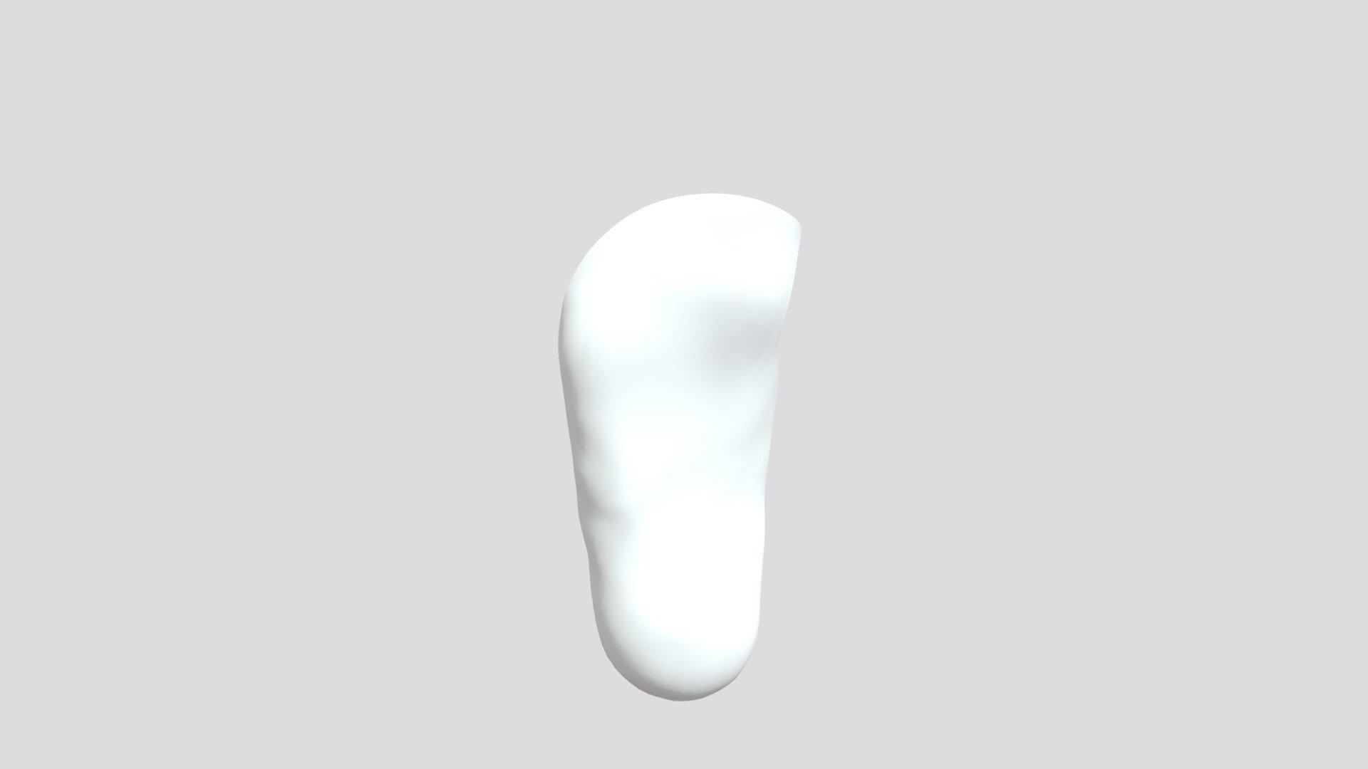 This is an exemple of AFO designed in less than 5 min in FootCAD3D from a 3D scan of a leg (or leg plaster) by GESPODO team - GESPODO FootCAD3D AFO design to be 3D printed - 3D model by David@GESPODO (@dbaudrez) 3d model