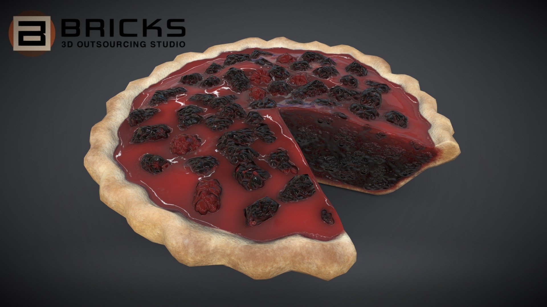 PBR Food Asset:
BlackGrassberryPieChart
Polycount: 1998
Vertex count: 1001
Texture Size: 2048px x 2048px
Normal: OpenGL

If you need any adjust in file please contact us: team@bricks3dstudio.com

Hire us: tringuyen@bricks3dstudio.com
Here is us: https://www.bricks3dstudio.com/
        https://www.artstation.com/bricksstudio
        https://www.facebook.com/Bricks3dstudio/
        https://www.linkedin.com/in/bricks-studio-b10462252/ - BlackGrassberryPieChart - Buy Royalty Free 3D model by Bricks Studio (@bricks3dstudio) 3d model