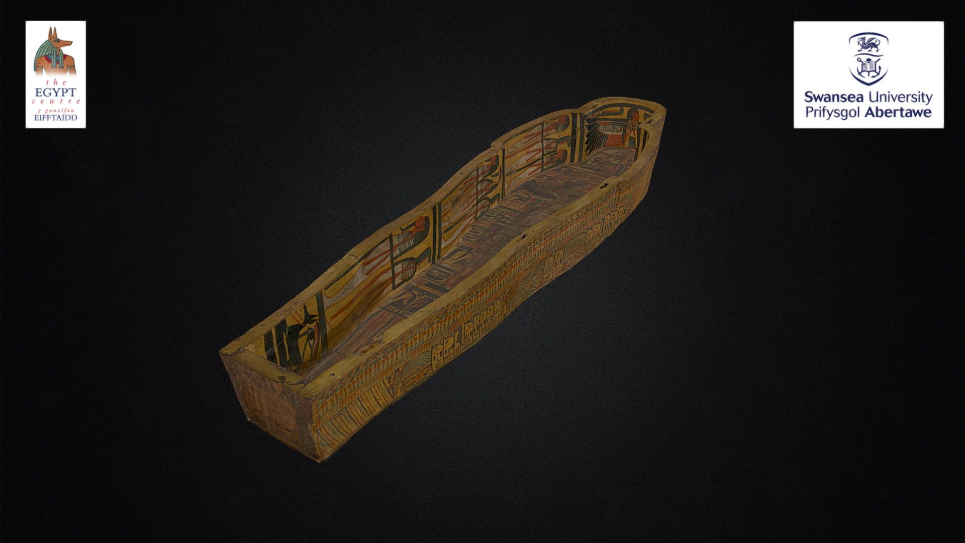 Coffin base (HARGM11045) - Download Free 3D model by The Egypt Centre (@TheEgyptCentre) 3d model