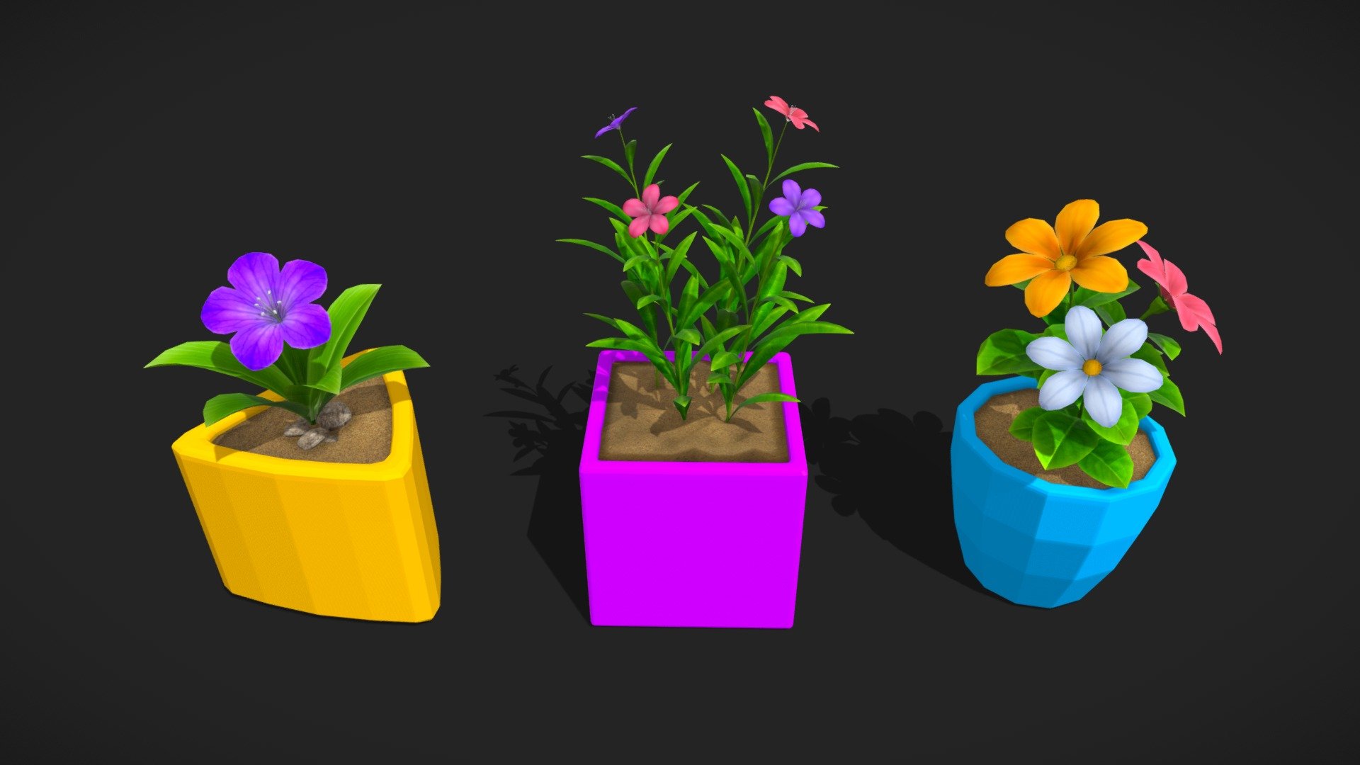 Flower Pot - Buy Royalty Free 3D model by gohean33 3d model