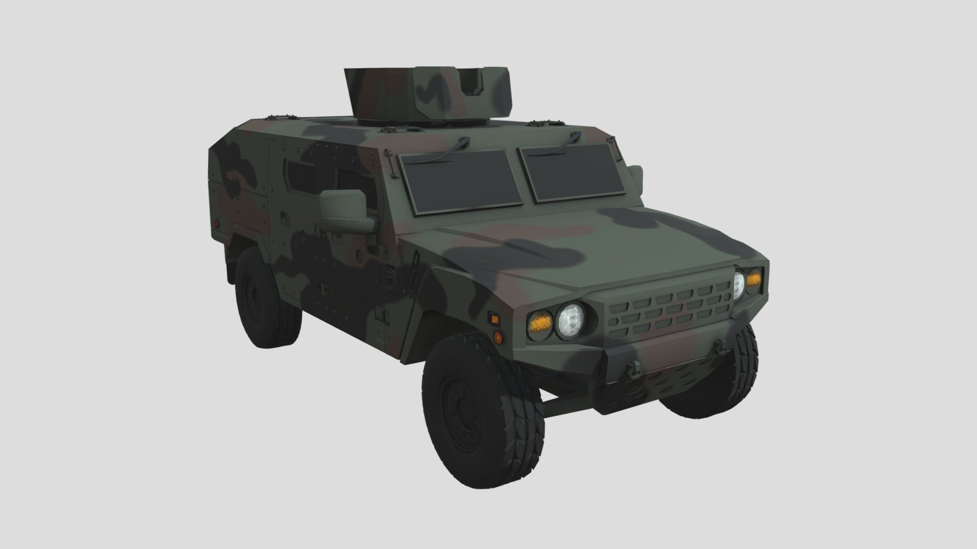 K-153 Armored Reconnaissance Vehicle - K-153 - 3D model by Uniform008 3d model