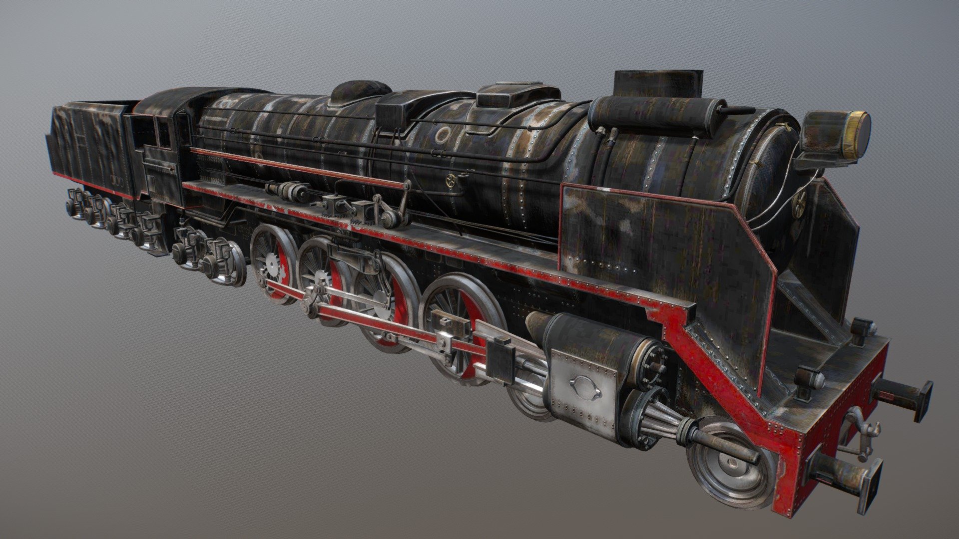 Steam Train: Mikado

Unwrapped UV’s: Overlapping

Textures include normal, diffuse, specular and glossy map in 4096x2048k - Steam Train Mikado - 3D model by Bonhart 3d model