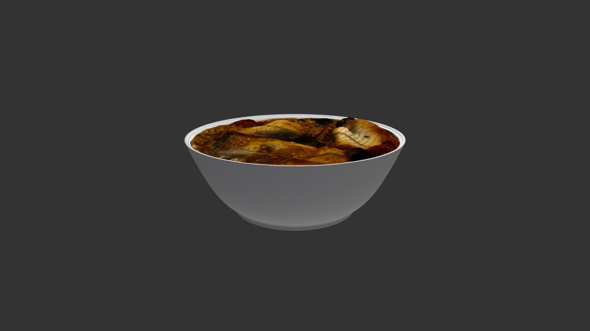 Miso Soup With Acorn - 3D model by alex.alexandrov.a 3d model