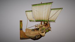 Egyptian fantasy Ship