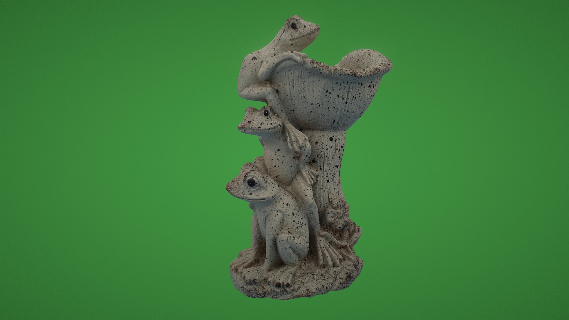 My 3D model from photos generated with photogrammetry - Frogs - Download Free 3D model by Horton 3d model