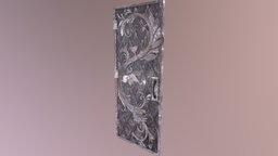 Noble-Class Metal Door high-poly, metal, ornamental, motif, medievalfantasyassets, fantasy, blender-cycles, door