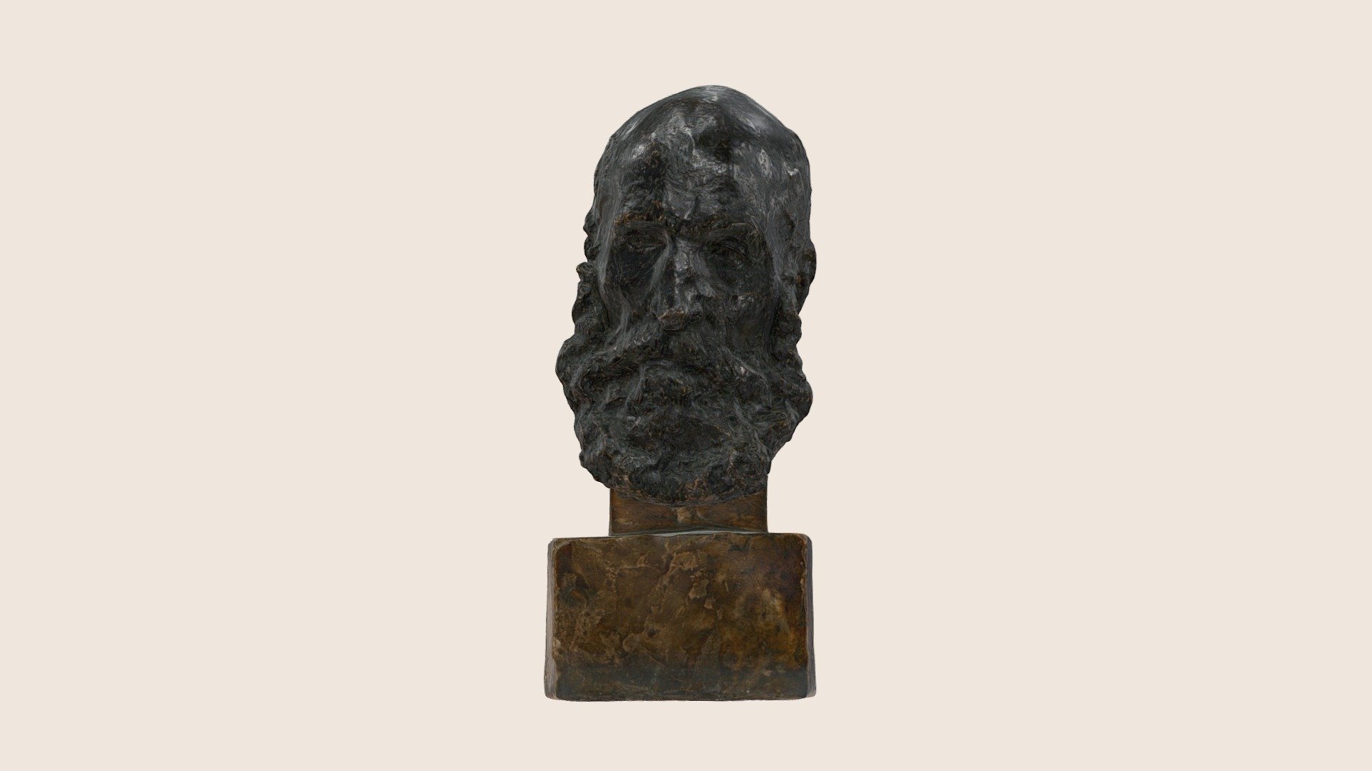 Name: The man's head

Material and technique: patinated plaster

Dimensions: 52 x 22 x 24 cm

Style: modern

Date of creation: 1912

Author, School, Workshop: Stanisław Szukalski

Place of exhibition: The National Museum in Szczecin, nr inw. MNS/SE-P/29

Website: https://muzeum.szczecin.pl/en/about/history.html

Description:

Technology used: 3D handheld scanner

Made by: Piotr Bialobrzycki

Copyright: Copyright © 2021 FWNDK. All rights reserved - The man's head - 3D model by FWNDK 3d model
