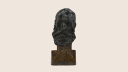 The mans head head, artist, sculptor, scanning3d, art, sculpture, szukalski