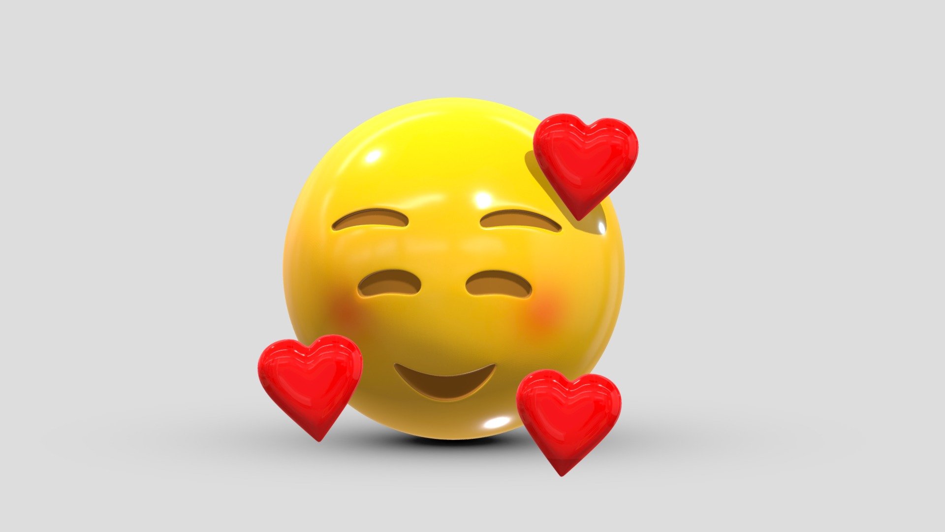 Hi, I'm Frezzy. I am leader of Cgivn studio. We are a team of talented artists working together since 2013.
If you want hire me to do 3d model please touch me at:cgivn.studio Thanks you! - Apple Smiling Face with Hearts - Buy Royalty Free 3D model by Frezzy3D 3d model