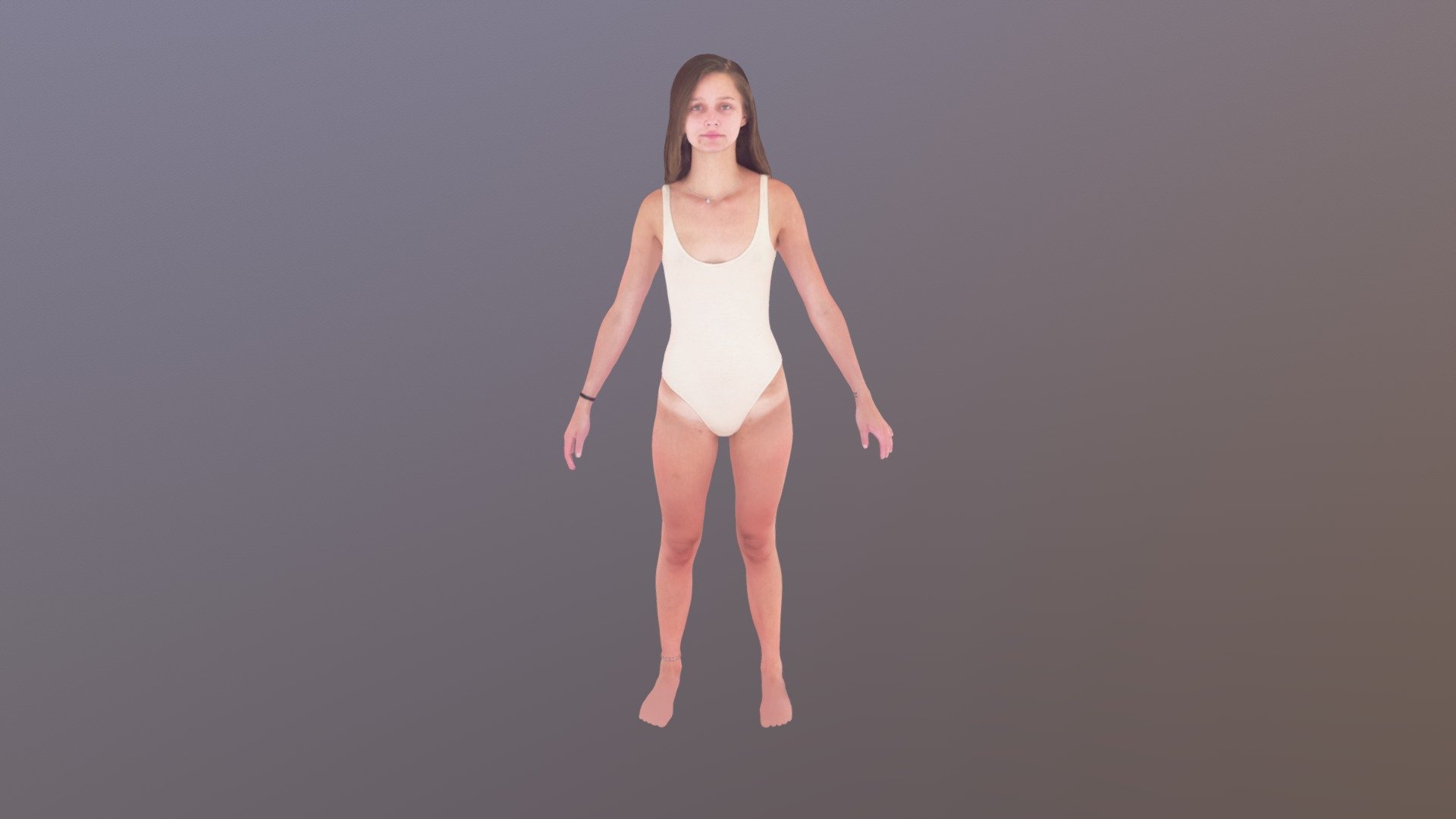 Girl in Body Suit - 3D model by PeoplePrints 3D (@peopleprints3d) 3d model