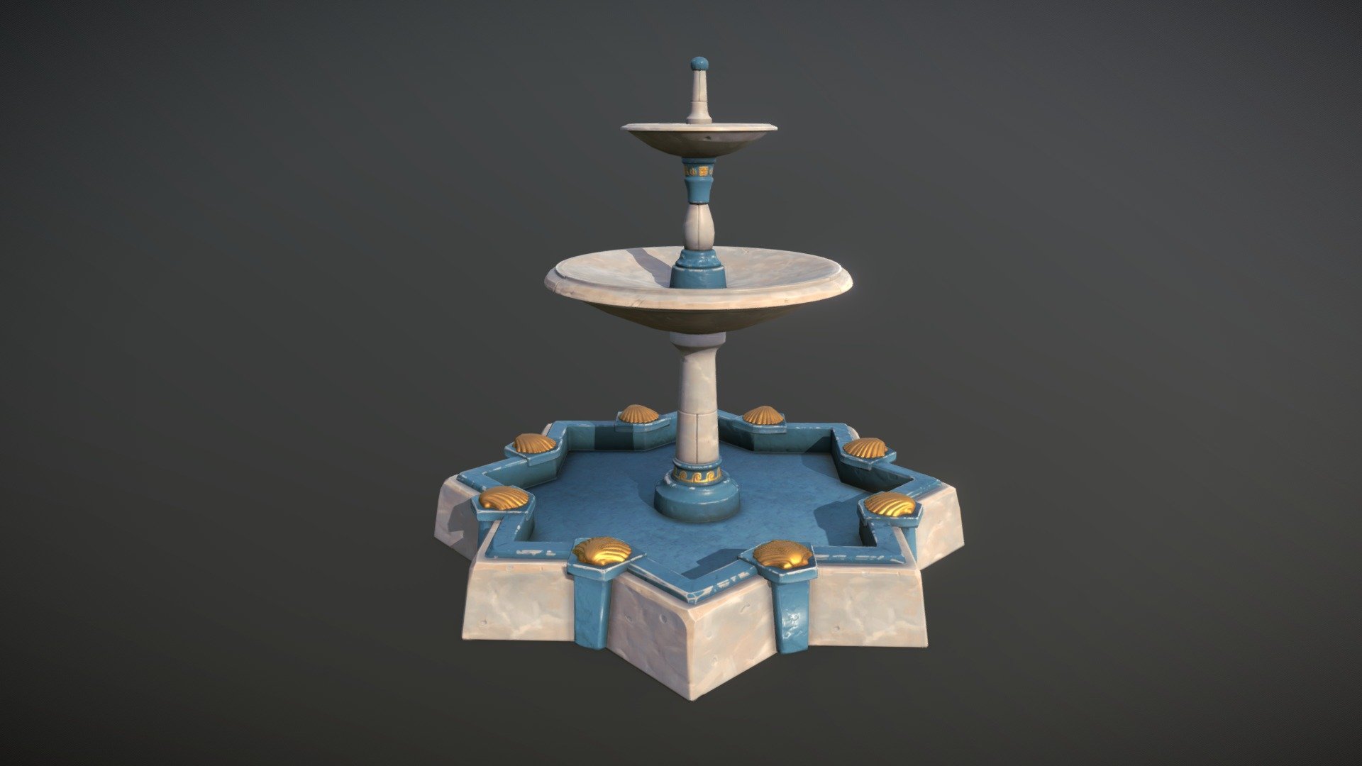 Fountain - 3D model by relix.robi 3d model