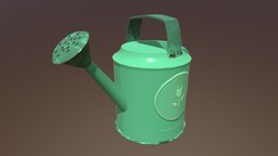 Watering Can vr, lowpoly, gameasset, interior