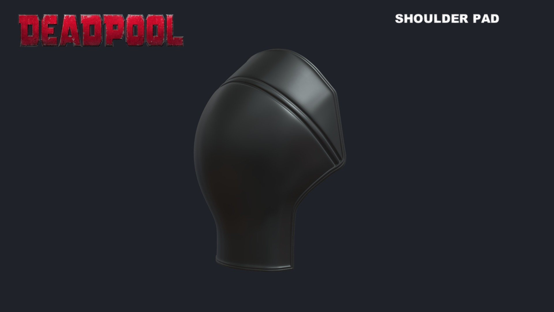 Deadpool Shoulder - 3D model by paulelderdesign 3d model