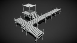 Low-Poly Sea Dock