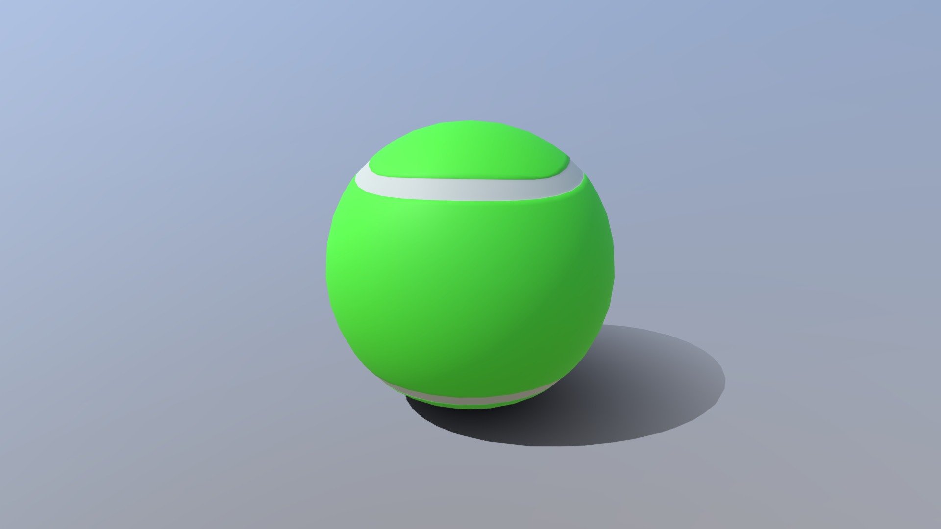 This is a 3d model of a tennis ball. The tennis ball was modelled and prepared for cartoon style renderings, background, general CG visualization etc.

The 3d ball model is presented as a mesh with quads only.

Verts : 1.026 Faces: 1.024

PLEASE NOTE The Fur material is only available for the native file format Blender. All exchange formats are without fur.

Simple diffuse colors.

No ring, maps and no UVW mapping is available.

The original file was created in blender. You will receive a 3DS, OBJ, FBX, blend, DAE, Stl.

All preview images were rendered with Blender Cycles. Product is ready to render out-of-the-box. Please note that the lights, cameras, and background is only included in the .blend file. The model is clean and alone in the other provided files, centred at origin and has real-world scale 3d model