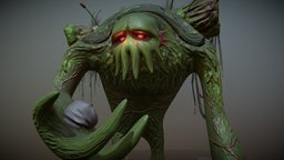 Swamp Monster Character