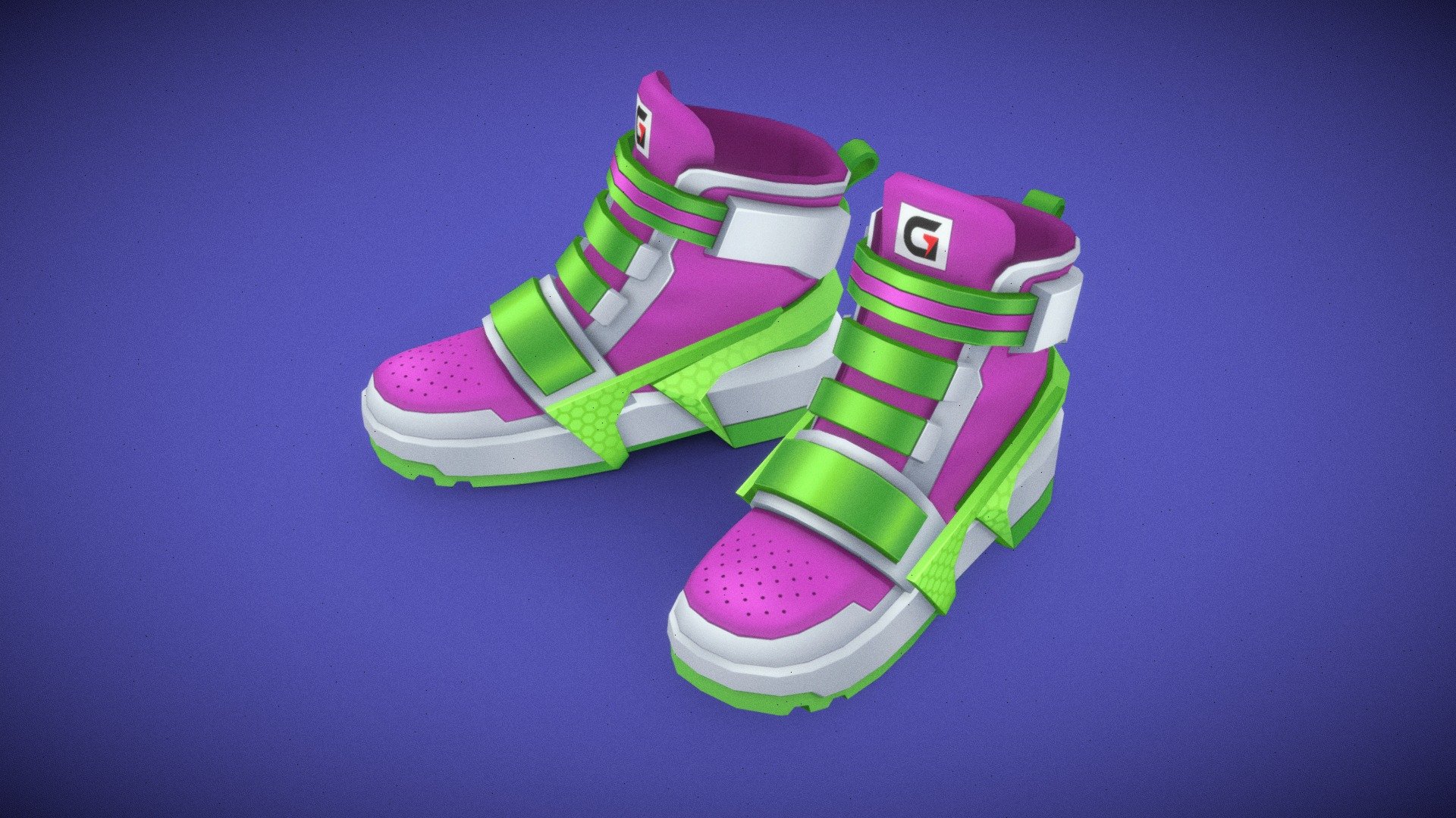 Newproject Idol by team Gianty - Shoes 3D by Gianty - 3D model by GIANTY 3d model
