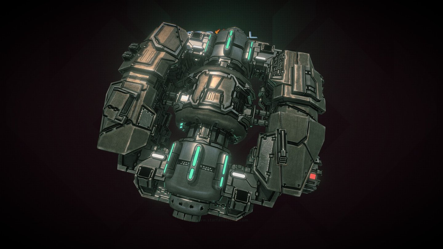In-game model of a smaller medium spaceship belonging to the Deprived faction.
Learn more about the game at http://starfalltactics.com/ - Starfall Tactics — Abaris Deprived cruiser - 3D model by Snowforged Entertainment (@snowforged) 3d model