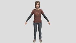 The Last Of Us 2: Young Ellie and, us, for, unreal, last, ii, , engine, 2, the, part, ellie, bikini, ue, unity, 3d, free, download, of, yound