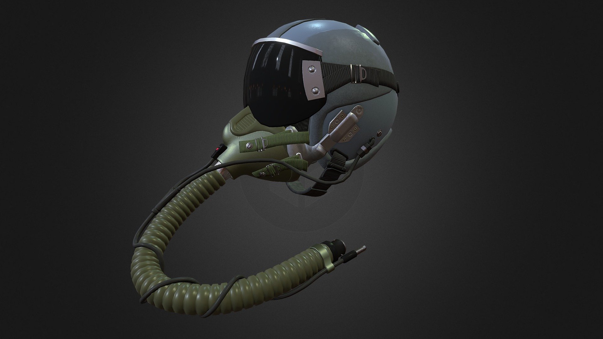 Lowpoly-Pilot_Helmet - Pilot Helmet - 3D model by Partho Borthakur (@parthoborthakur) 3d model