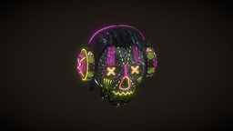 Neon Skull 