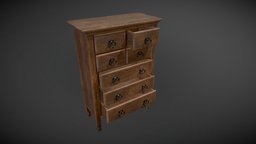 Slightly Used Dresser wooden, bedroom, bureau, dresser, commode, prop, apartment, used, furniture, interiors, drawer, grunge, drawers, props, old, game-ready, scratches, game-asset, gamereadymodel, gamereadyasset, slightly, gameready-lowpoly, chestofdrawers, drawers-chest, asset, lowpoly, model, gameasset, house, wood, gamemodel, interior, gameready, bedroom-furniture, bedroomfurniture, used-dresser
