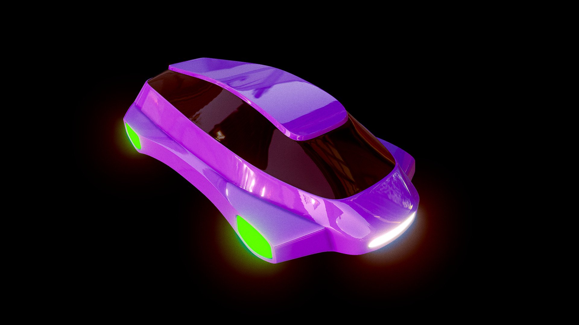 Scifi Car - Download Free 3D model by IBRA (@Brahim.Ait.Hamou) 3d model