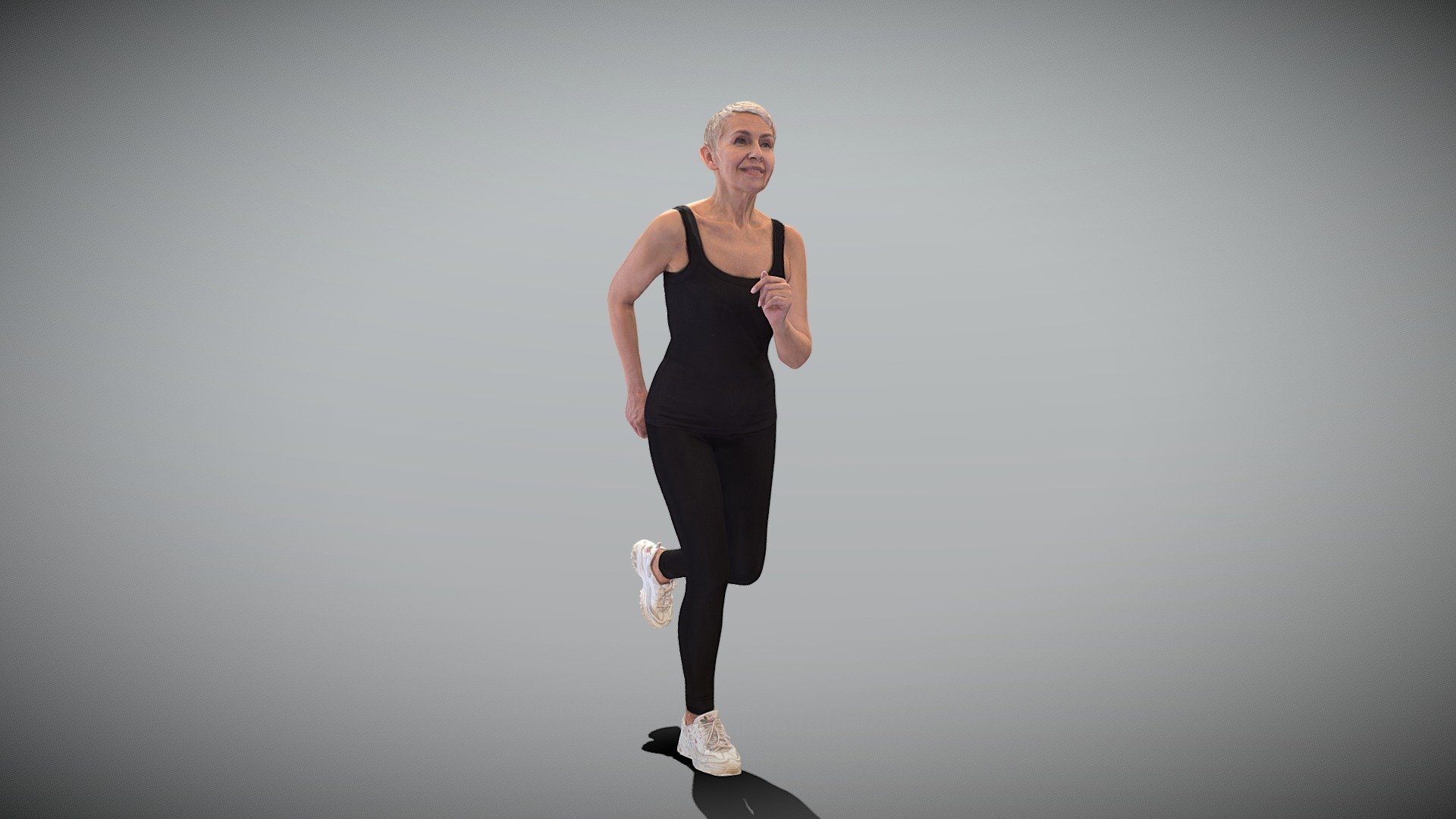 This is a true human size and detailed model of a sporty middle-aged woman of Caucasian appearance dressed in sportswear. The model is captured in casual pose to be perfectly matching various architectural and product visualizations, as a background or mid-sized character on a sports ground, gym, beach, park, VR/AR content, etc.

Technical specifications:




digital double 3d scan model

150k &amp; 30k triangles | double triangulated

high-poly model (.ztl tool with 5 subdivisions) clean and retopologized automatically via ZRemesher

sufficiently clean

PBR textures 8K resolution: Diffuse, Normal, Specular maps

non-overlapping UV map

no extra plugins are required for this model

Download package includes a Cinema 4D project file with Redshift shader, OBJ, FBX, STL files, which are applicable for 3ds Max, Maya, Unreal Engine, Unity, Blender, etc. All the textures you will find in the “Tex” folder, included into the main archive.

3D EVERYTHING

Stand with Ukraine! - Middle-aged woman in tracksuit running 388 - Buy Royalty Free 3D model by deep3dstudio 3d model