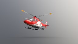 Red Cross Agusta 119 EMS Helicopter red, australia, emergency, realistic, replicationcenter, redcross, air, helicopter