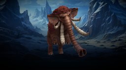 Stylized Fantasy Wild Mammoth