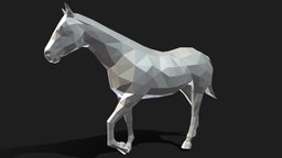 Poly Art Horse