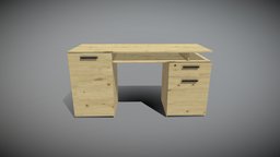 But Straight Desk wooden, ikea, oak, desk, furniture, table, but, walmart, wood