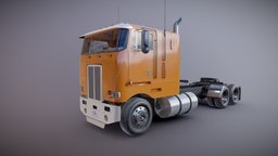 Peterbilt 362 cabover tracktor transportation, transport, logger, logistic, truck-heavy-vehicle, vehicle