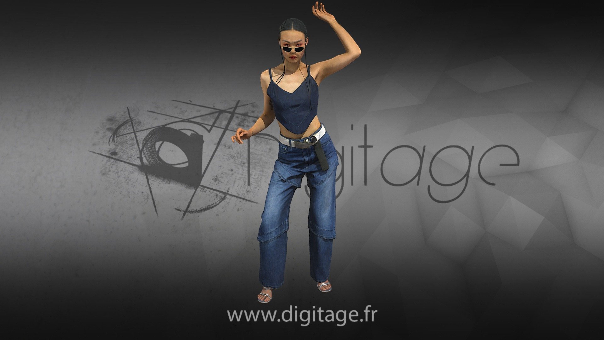 Look 9 - RizPoli Look 9 - 3D model by Digitage 3d model