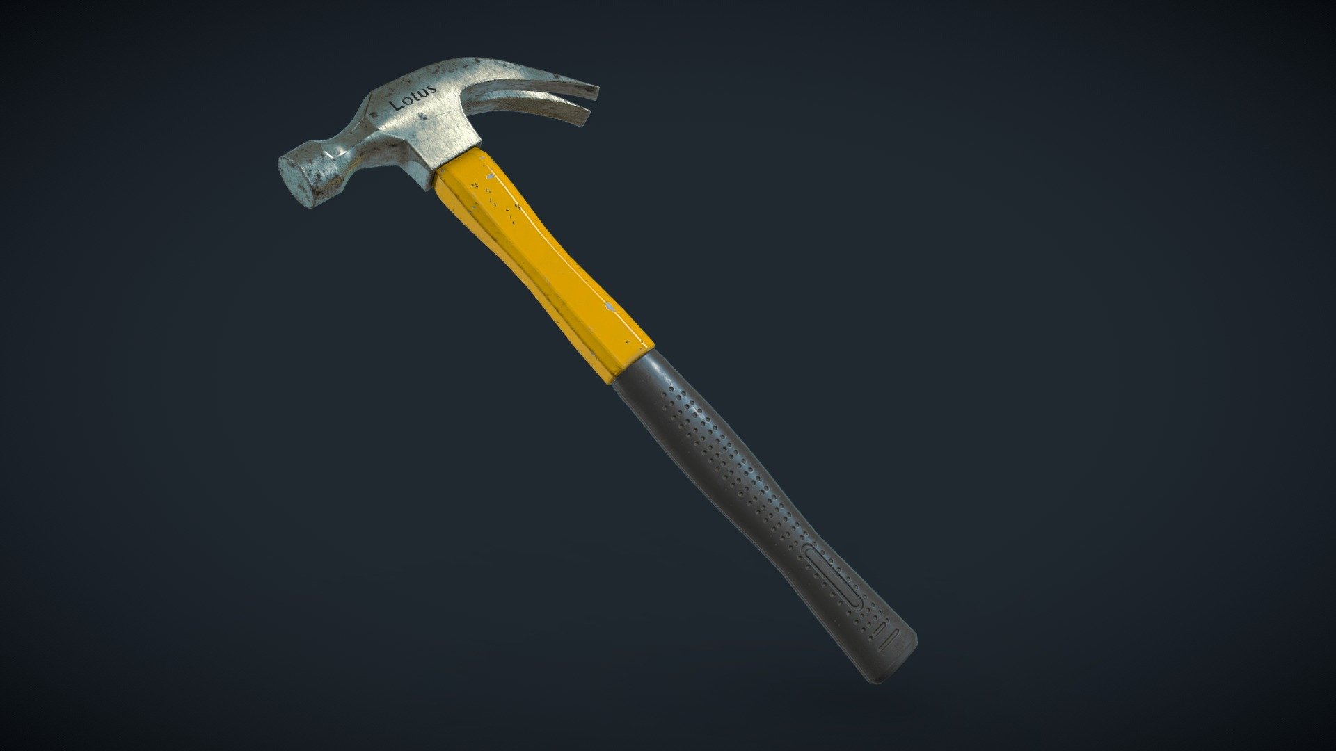 I modeled this hammer for the Tool assignment for Game Asset Pipeline.
This was modeled in Maya and textured in Substance Painter 3d model