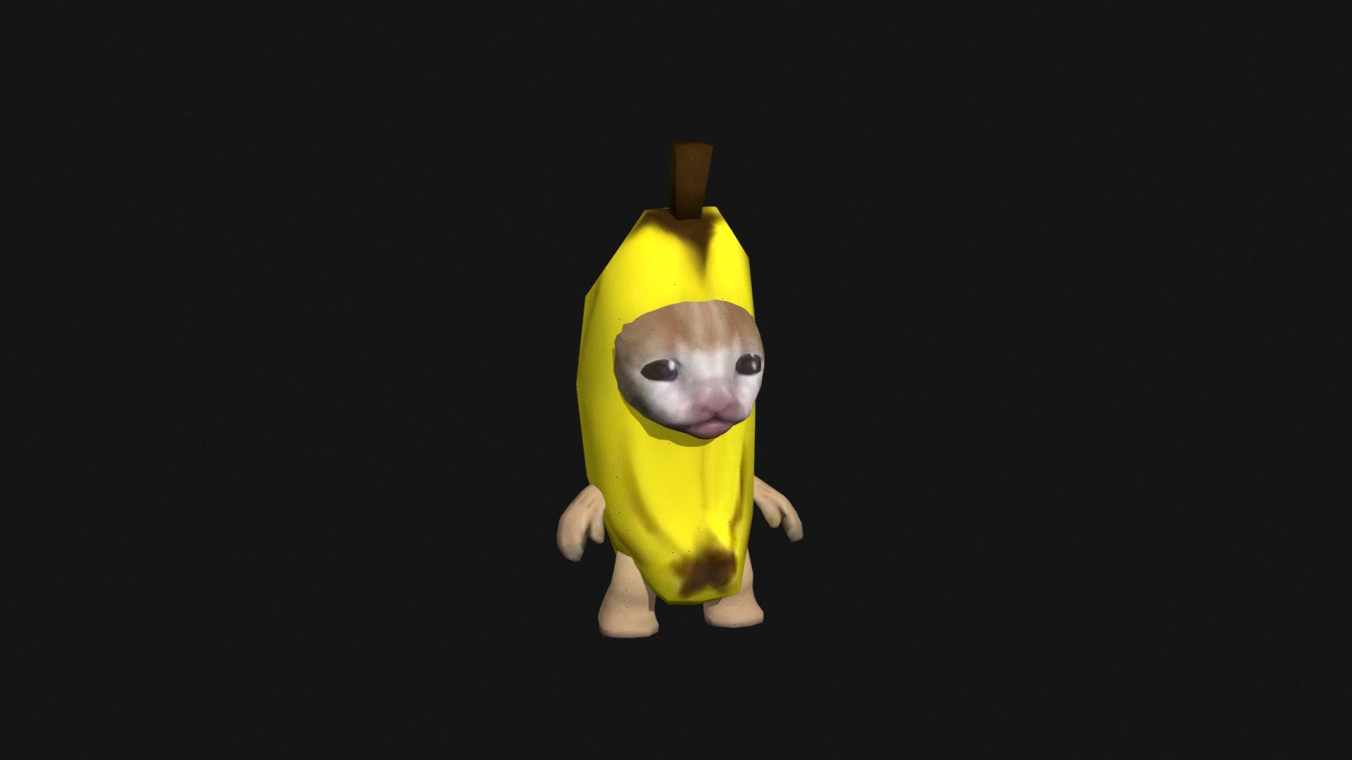Gameready meme banana cat
Animations tested in unity
Looking for a new home! - bananaCat - 3D model by damn2605 3d model